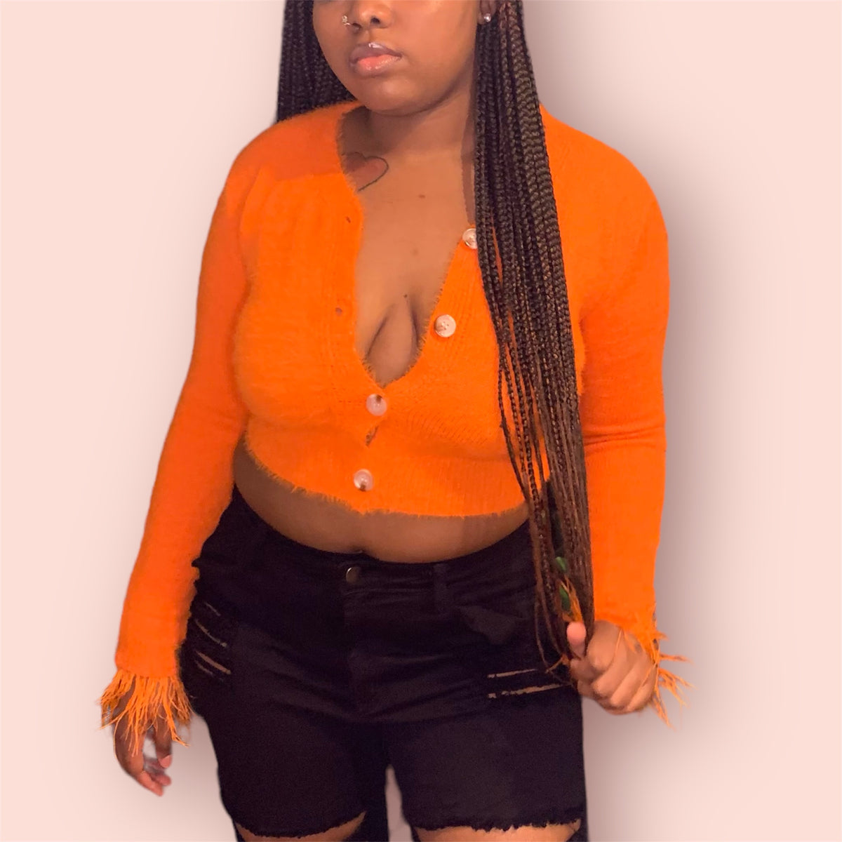 Orange Crop Sweater