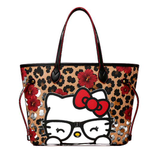 Hello kitty x cheetah print - remove_bg